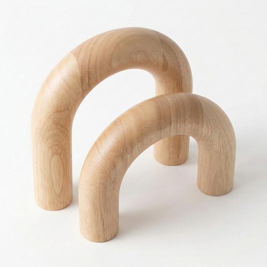 Brighora Minimalist Wooden Arch Decor Set